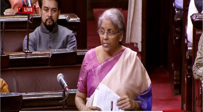 nirmala sitharaman in parliament
