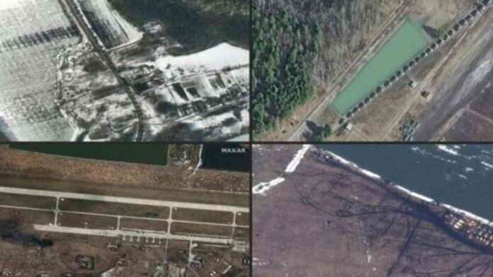 satellite pictures of ukraine border