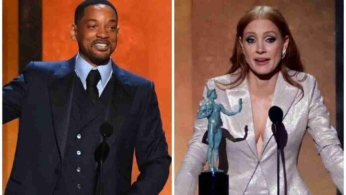 will smith and jessica chastain wins oscar