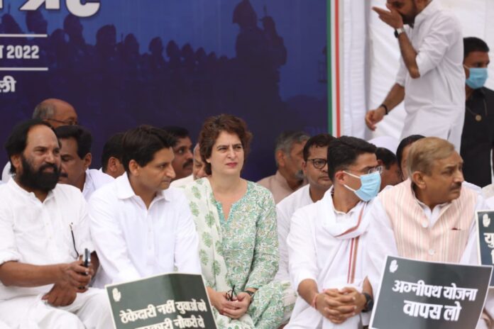 Congress Satyagrah at Jantar Mantar