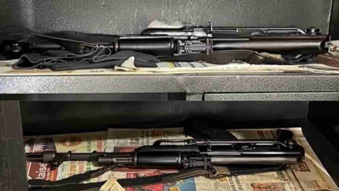 ED recovered AK47 in Jharkhand