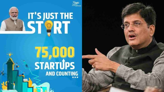 India achieves landmark milestone, over 75000 startups recognised so far